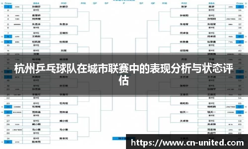 杭州乒乓球队在城市联赛中的表现分析与状态评估